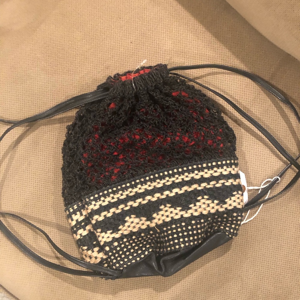 Free people crochet duffel bag